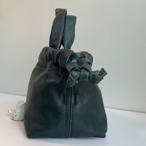 Madewell The Piazza Mini Crossbody Bag In Dark Palm